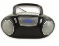 Radio FM odtwarzacz CD BOOMBOX efekty świetlne disco MIKROFON karaoke USB