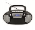 Radio FM odtwarzacz CD BOOMBOX efekty świetlne disco MIKROFON karaoke USB