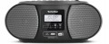 Radio sieciowe FM boombox DAB+ radioodtwarzacz CD USB Bluetooth minijack