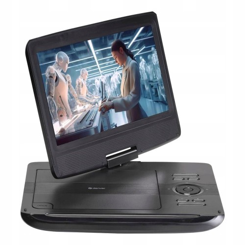 Przenośny odtwarzacz DVD obrotowy ekran 10 cali AVI USB SD AV akumulator