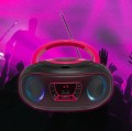 Radio FM Bluetooth BOOMBOX odtwarzacz CD efekty świetlne USB aux Jack 3.5mm