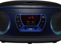 BOOMBOX Radio FM Bluetooth odtwarzacz CD efekty świetlne USB aux Jack 3.5mm