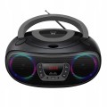Odtwarzacz CD BOOMBOX Radio FM Bluetooth efekty świetlne USB aux Jack 3.5mm