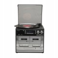 Radio DAB FM miniwieża GRAMOFON odtwarzacz CD kasetowy USB mp3 aux SD PILOT