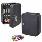 Sejf na klucze 20 haków kolorowe BRELOKI skrzynka z zamkiem Sygonix