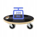 Wózek płaski udźwig 200kg PLATFORMA do przesuwania TRANSPORTU mebli 4 kółka