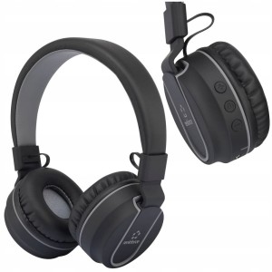 Słuchawki nauszne bezprzewodowe Bluetooth MIKROFON przyciski Jack AUX 3.5mm