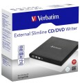 Nagrywarka DVD CD RW do notebooka Verbatim Slimline ZEWNĘTRZNA wąska USB2.0