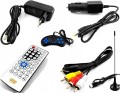 Odtwarzacz DVD PRZENOŚNY samochodowy 9 cali TV gry PILOT pad AKUMULATOR 12V