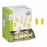 Zatyczki do uszu STOPERY jednorazowe SNR 22dB 200par HIPOALERGICZNE EN352-2