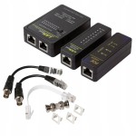 Tester kabli RJ45 sieciowych z funkcją PoE Finder wskaźnik LED LogiLink