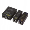 Tester kabli RJ45 sieciowych z funkcją PoE Finder wskaźnik LED LogiLink