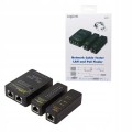 Tester kabli RJ45 sieciowych z funkcją PoE Finder wskaźnik LED LogiLink