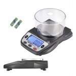 Waga PRECYZYJNA pomiar do 600g TARA podświetlany WYŚWIETLACZ 2xbateria AAA