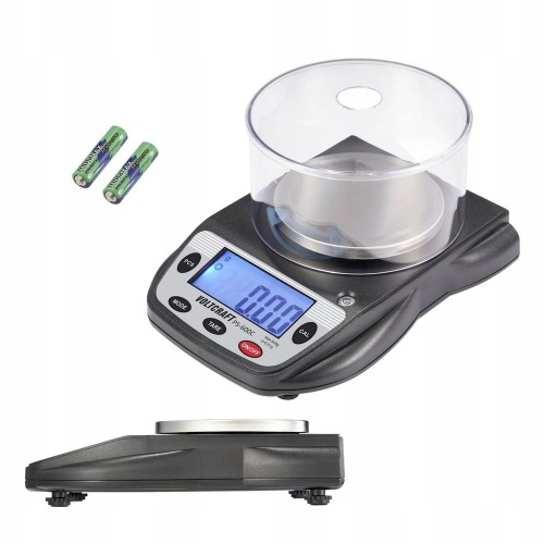 Waga PRECYZYJNA pomiar do 600g TARA podświetlany WYŚWIETLACZ 2xbateria AAA